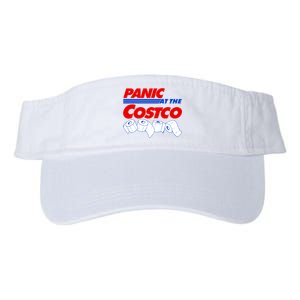 Panic At The Costco Toilet Paper Virus Pandemic Valucap Bio-Washed Visor