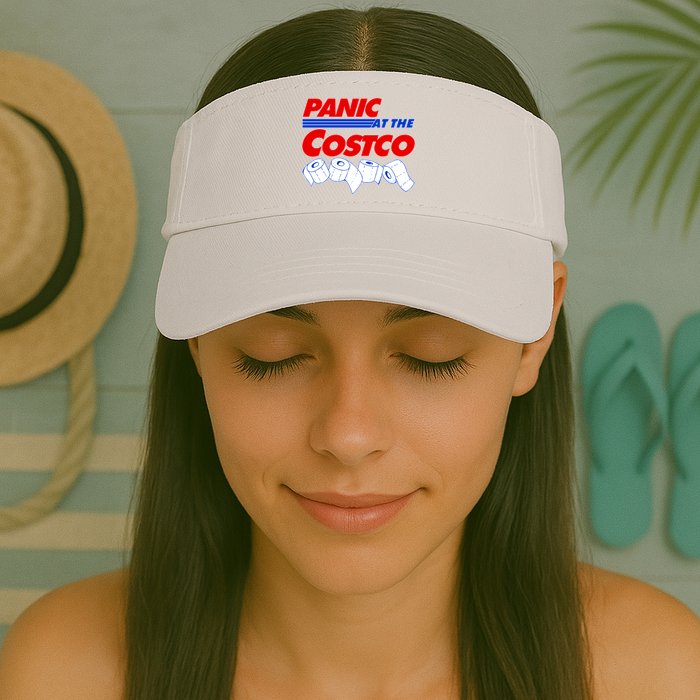 Panic At The Costco Toilet Paper Virus Pandemic Visor