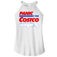 Panic At The Costco Toilet Paper Virus Pandemic Women's Perfect Tri Rocker Tank