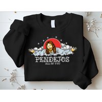 Pendejos All of You Sarcastic Jesus Christian Humor Retro Sweatshirt
