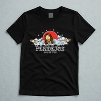 Pendejos All of You Sarcastic Jesus Christian Humor Retro T-Shirt