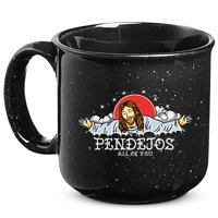 Pendejos All of You Sarcastic Jesus Christian Humor Retro 15oz Campfire Ceramic Mug