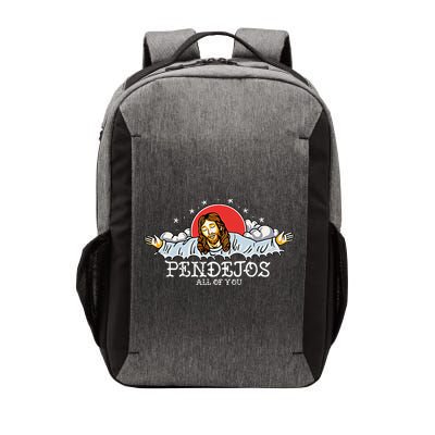 Pendejos All of You Sarcastic Jesus Christian Humor Retro Vector Backpack
