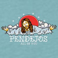 Pendejos All of You Sarcastic Jesus Christian Humor Retro Sueded Cloud Jersey T-Shirt
