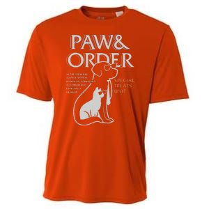 Paw And Order Special Feline Unit Pets Training Dog And Cat Cooling Performance Crew T-Shirt