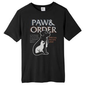 Paw And Order Special Feline Unit Pets Training Dog And Cat Tall Fusion ChromaSoft Performance T-Shirt