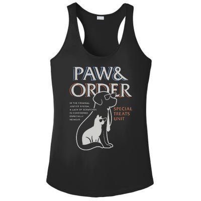 Paw And Order Special Feline Unit Pets Training Dog And Cat Ladies PosiCharge Competitor Racerback Tank