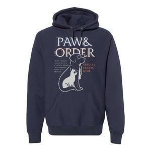 Paw And Order Special Feline Unit Pets Training Dog And Cat Premium Hoodie