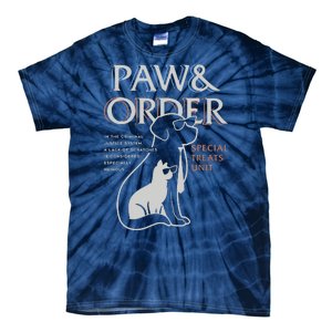 Paw And Order Special Feline Unit Pets Training Dog And Cat Tie-Dye T-Shirt