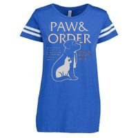 Paw And Order Special Feline Unit Pets Training Dog And Cat Enza Ladies Jersey Football T-Shirt