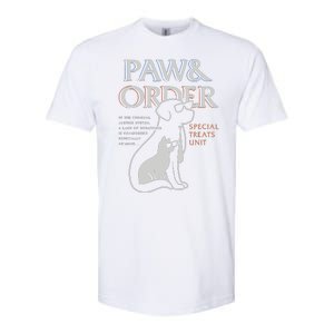 Paw And Order Special Feline Unit Pets Training Dog And Cat Softstyle CVC T-Shirt