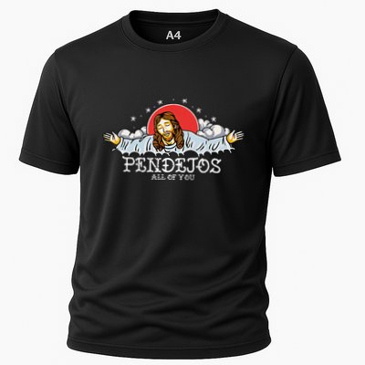 Pendejos All Of You Jesus Sarcastic Humor Performance Shirt