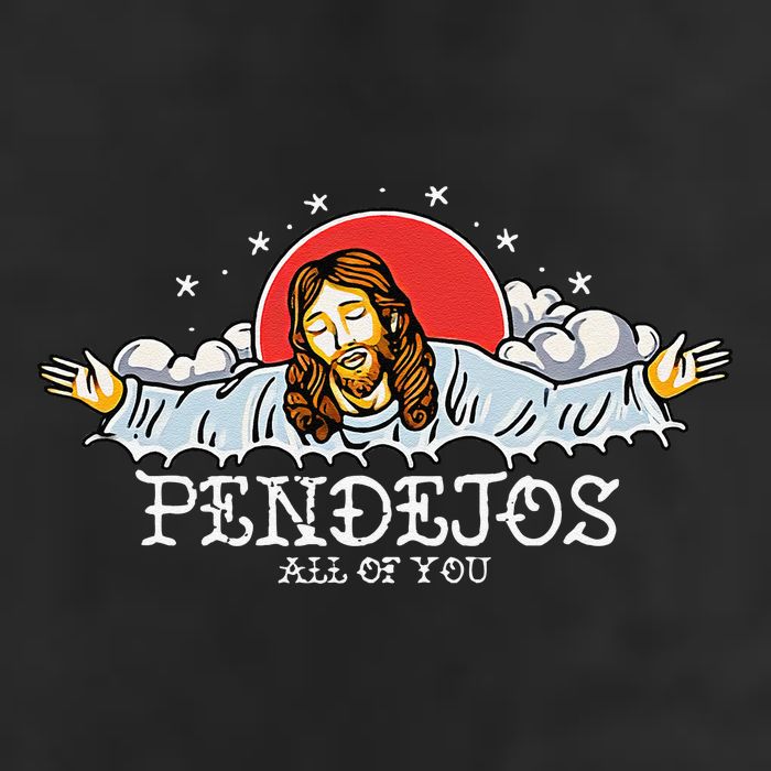 Pendejos All Of You Jesus Sarcastic Humor Adult Drive Performance Visor