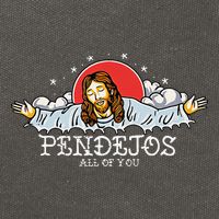 Pendejos All Of You Jesus Sarcastic Humor Cotton Canvas Backpack