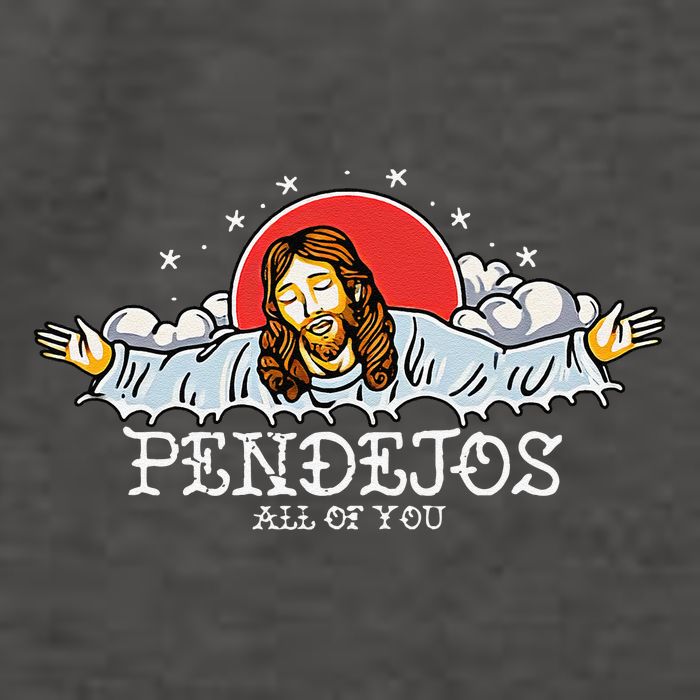 Pendejos All Of You Jesus Sarcastic Humor Vector Backpack