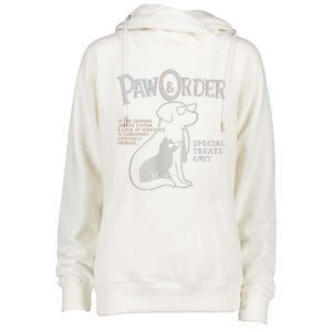 Paw And Order Special Feline Unit Pets Training Dog Cat Womens Funnel Neck Pullover Hood