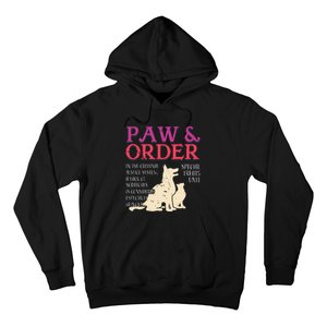 Paw And Order Special Feline Unit Pets Training Dog Cat Hoodie