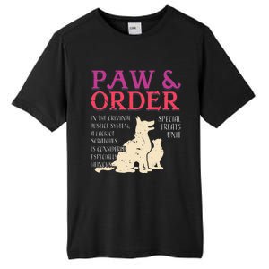 Paw And Order Special Feline Unit Pets Training Dog Cat Tall Fusion ChromaSoft Performance T-Shirt