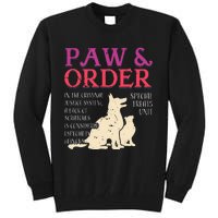 Paw And Order Special Feline Unit Pets Training Dog Cat Tall Sweatshirt