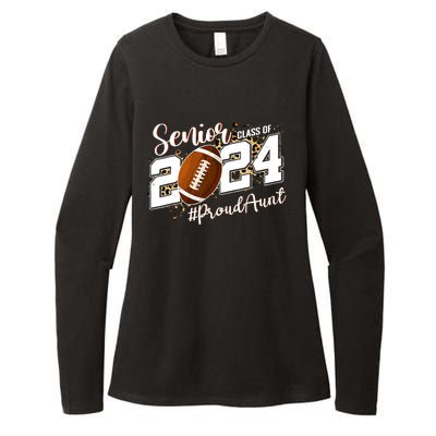 Proud Aunt Of A 2024 Senior Football Graduate Class Of 2024 Womens CVC Long Sleeve Shirt