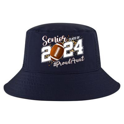 Proud Aunt Of A 2024 Senior Football Graduate Class Of 2024 Cool Comfort Performance Bucket Hat