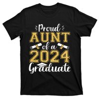 Proud Aunt Of A Class Of 2024 Graduate Funny Senior Aunt T-Shirt