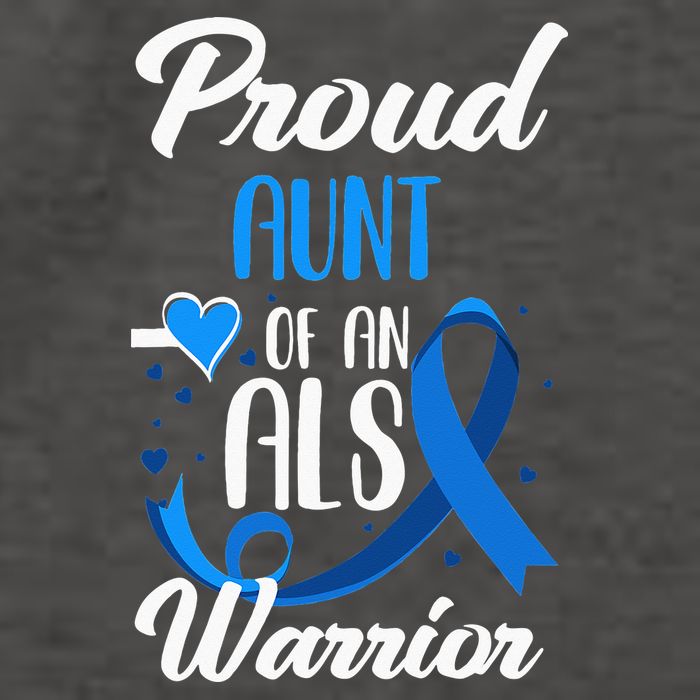 Proud Aunt Of An ALS Warrior Niece Nephew ALS Awareness Vector Backpack