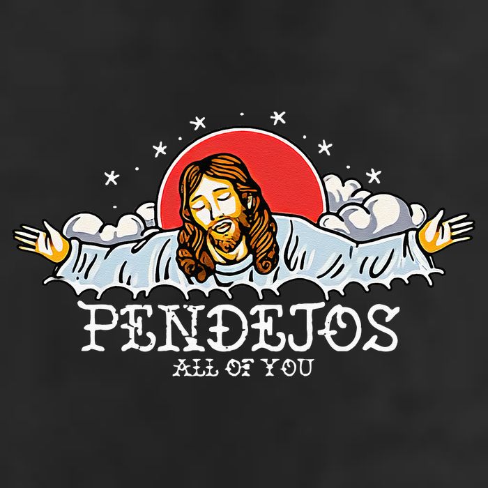 Pendejos All Of You Jesus Sarcastic Humor Cool Comfort Performance Bucket Hat
