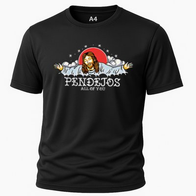 Pendejos All Of You Jesus Sarcastic Humor Performance Shirt