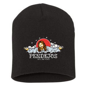 Pendejos All Of You Jesus Sarcastic Humor Short Acrylic Beanie