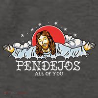 Pendejos All Of You Jesus Sarcastic Humor Vector Backpack