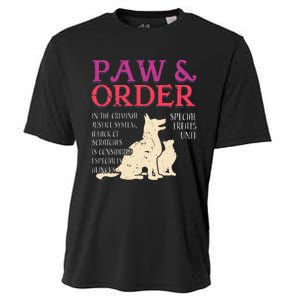 Paw And Order Special Feline Unit Pets Training Dog Cat Cooling Performance Crew T-Shirt