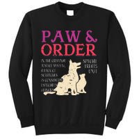 Paw And Order Special Feline Unit Pets Training Dog Cat Sweatshirt