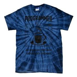 Programmer An Organism That Turns Caffeine Into Software Tie-Dye T-Shirt