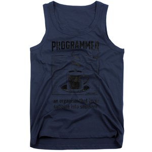 Programmer An Organism That Turns Caffeine Into Software Tank Top