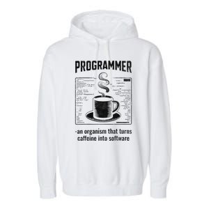 Programmer An Organism That Turns Caffeine Into Software Garment-Dyed Fleece Hoodie