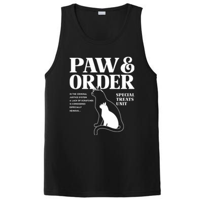 Paw And Order Cats Special Treat Unit Gift For Pet Lover PosiCharge Competitor Tank