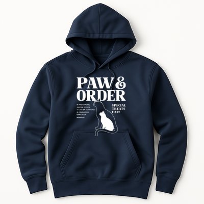 Paw And Order Cats Special Treat Unit Gift For Pet Lover Hoodie