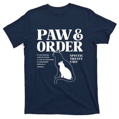 Paw And Order Cats Special Treat Unit Gift For Pet Lover T-Shirt