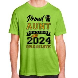 Proud Aunt Of The Class Of 2024 Graduate Adult ChromaSoft Performance T-Shirt