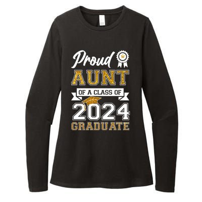 Proud Aunt Of The Class Of 2024 Graduate Womens CVC Long Sleeve Shirt