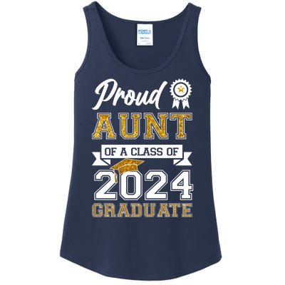 Proud Aunt Of The Class Of 2024 Graduate Ladies Essential Tank