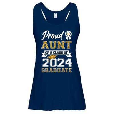 Proud Aunt Of The Class Of 2024 Graduate Ladies Essential Flowy Tank