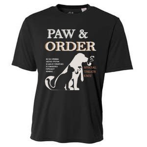 Paw and Order Special Feline Unit Pets Training Dog And Cat Cooling Performance Crew T-Shirt