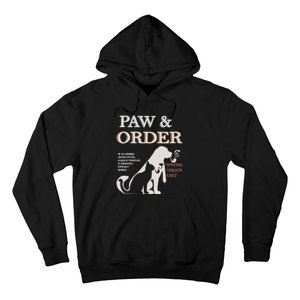 Paw and Order Special Feline Unit Pets Training Dog And Cat Hoodie