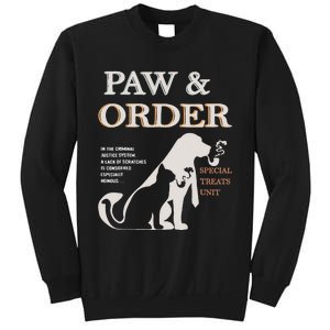 Paw and Order Special Feline Unit Pets Training Dog And Cat Sweatshirt