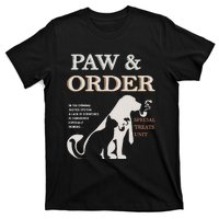 Paw and Order Special Feline Unit Pets Training Dog And Cat T-Shirt