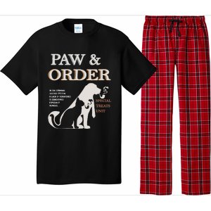 Paw and Order Special Feline Unit Pets Training Dog And Cat Pajama Set