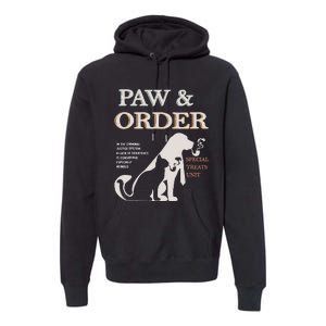 Paw and Order Special Feline Unit Pets Training Dog And Cat Premium Hoodie