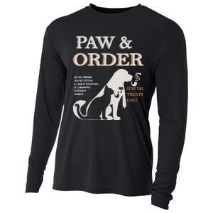 Paw and Order Special Feline Unit Pets Training Dog And Cat Cooling Performance Long Sleeve Crew